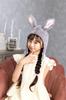 Clearstone Cosplay Halloween Fluffy Gray Headgear, Bunny, Kids,
