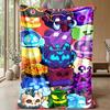 Blox Fruits Cozy Flannel Blanket, Comfortable Warm Throw Blanket for Bedroom Sofa Home Use