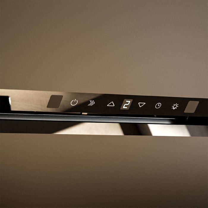 Hotte décorative - CECOTEC - Bolero Flux DT 908010 - Verre Noir - 90 cm - A++