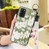 Anti-dust Soft case Phone Case For Blackview A100 Flower Back Cover Lanyard Protective Ring Oil Painting Waterproof