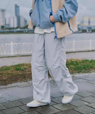 Teuletong String Pants - Light Gray