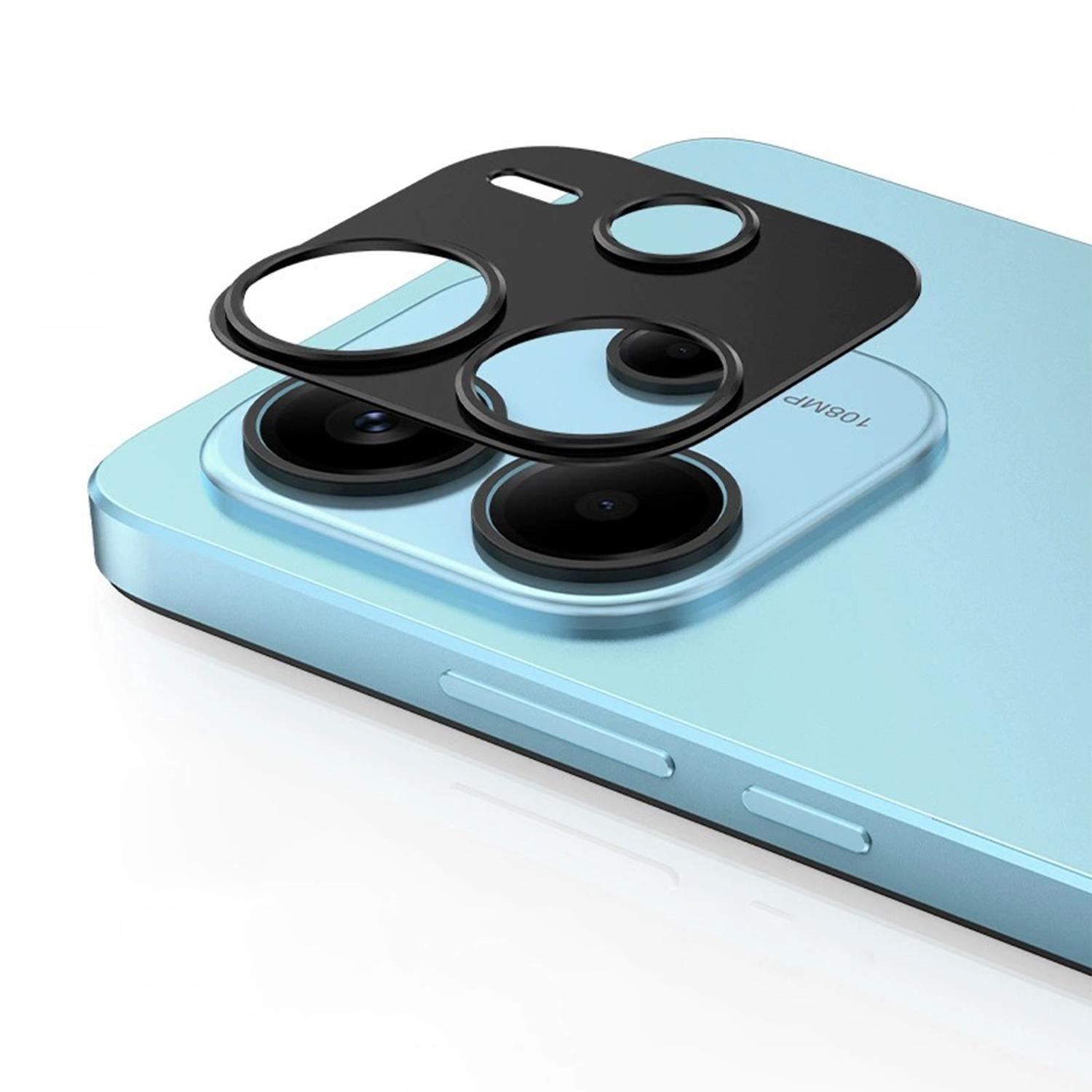 

Для Xiaomi Redmi Note 14 4G (163,25x76,55x8,16 мм) Полый протектор объектива Алюминиевый сплав Защитная крышка безеля камеры телефона A