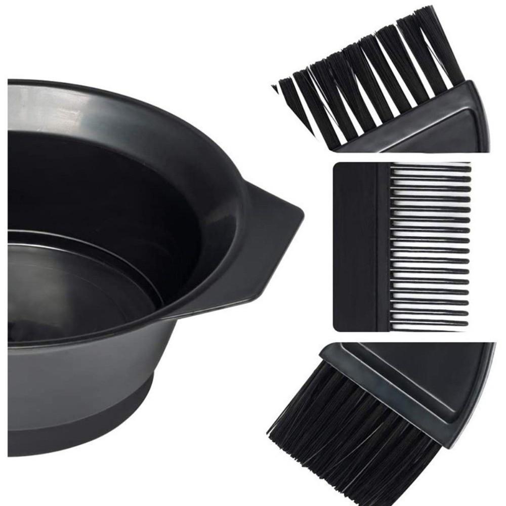 4Pcs/Set Hairdressing Hair Color Dye Bowl Stirring Brush Hair Coloring Hair Dye Tools  Home