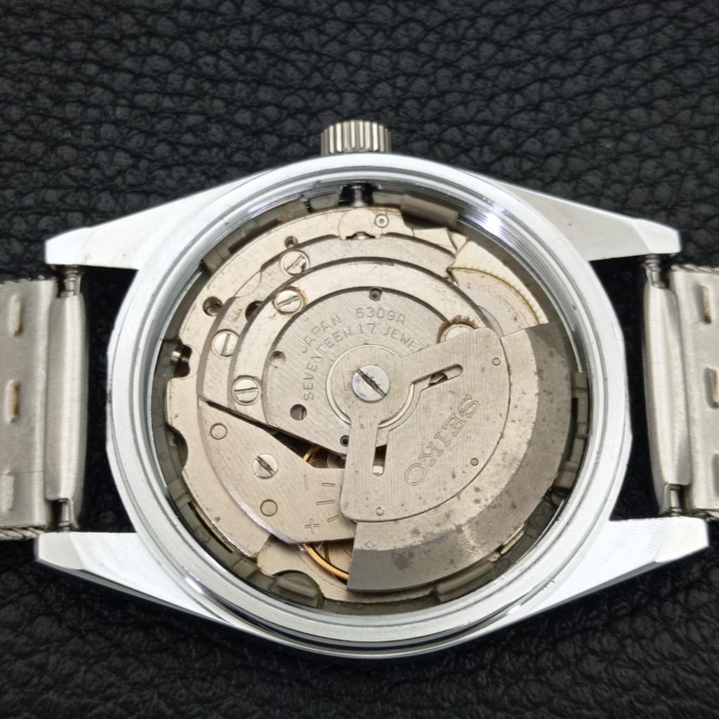 AUTOMATIC VINTAGE REFURBISHED SEIKO 5 JAPAN MENS BLACK DIAL WATCH a440551-9 Sk-a440551-1