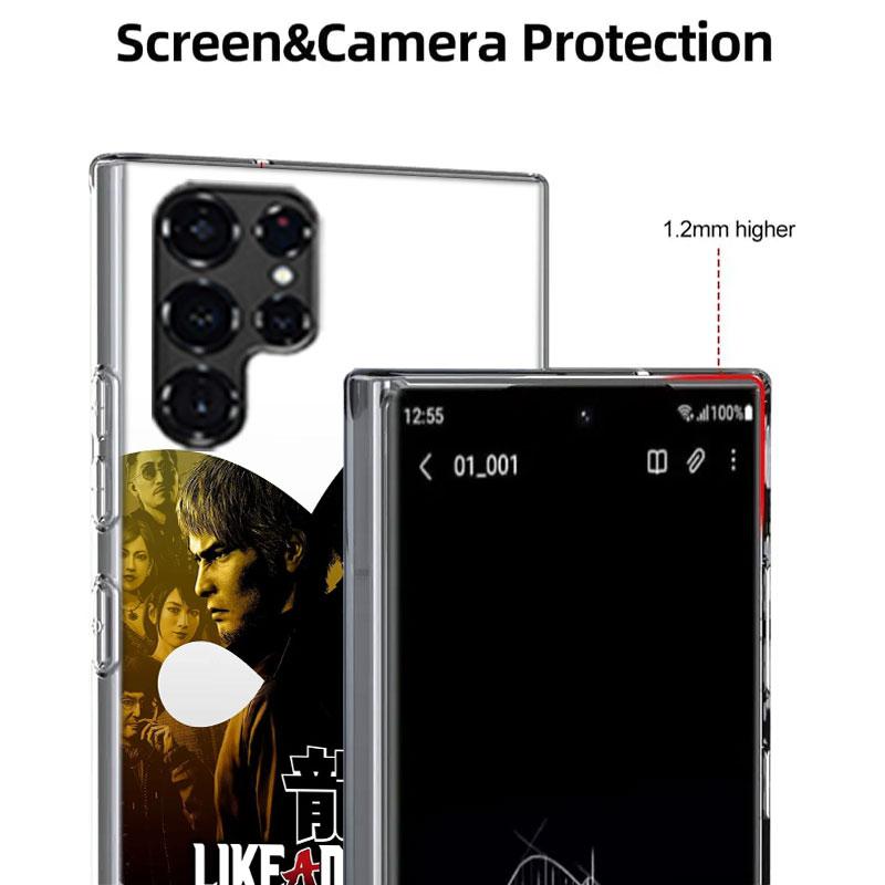 Yakuza 0 Game Cases Phone Case for Samsung Galaxy S26 Ultra S25 Edge S24 S23 FE S21 Plus S20 S22 S10 Cover TPU Capa Shell Shockp