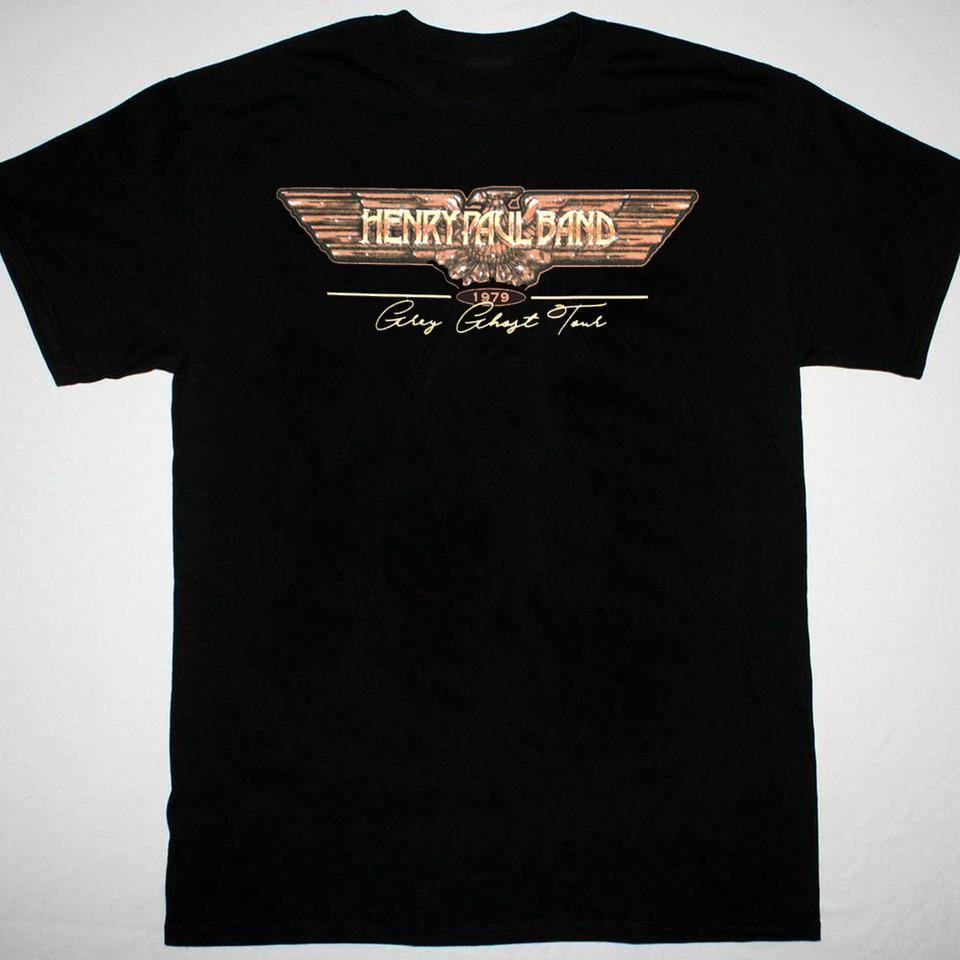 

Henry Paul Band RETRO t-shirt Black Short sleeve All sizes S-5Xl Unisex T-Shirt XXXXL