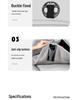 Universal Ventilated Car Seat Cushion for BMW, Mercedes-Benz & Xiaomi - Four Seasons, Lumbar Support, Rear Integrated, Single Driver Seat.