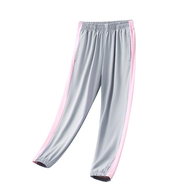 Ice-Feel Quick-Dry Elastic Running Pants for Men, Women, and Children