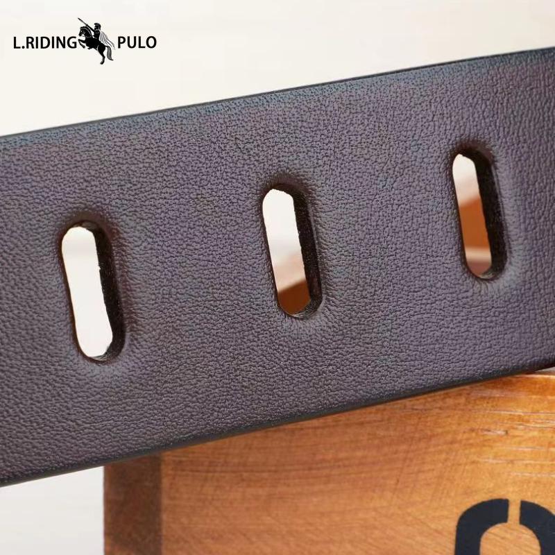 Men's Belt Pin Buckle Genuine Leather Business Leather Youth Belt Daily Buckle Men's Belt Casual Belt