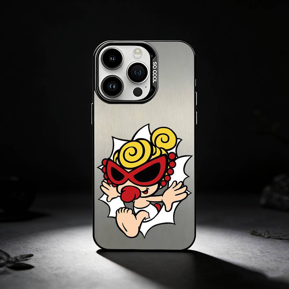 H-Hysteric M-Mini Phone Case For iPhone 17,16,15,14,13,12,11 Plus,Pro Max,XS,Colored silver phone case iPhone16promax