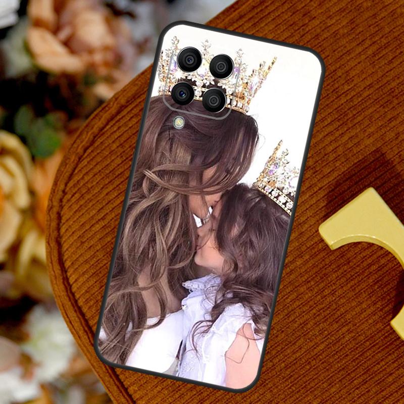 Beautiful Mother Daughter Son For Samsung Galaxy M32 M52 M12 M55 M15 M13 M23 M33 M53 M20 M21 M51 M34 M54 M30s M31s Case