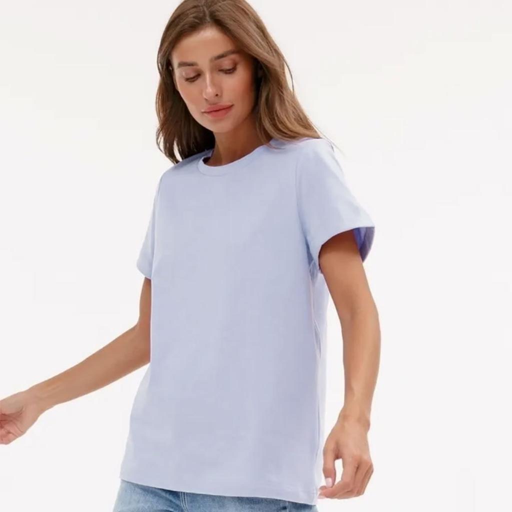 Summer Women's T-shirt Bottoming Basic Fashionable Solid Lady Short Sleeve Loose Tops Shirts Tops