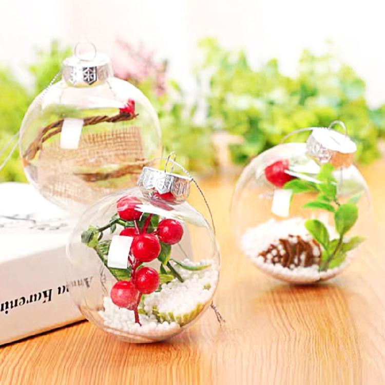 10 Pcs Multi-color Christmas Balls Pendant Xmas Tree Decoration for Home Office