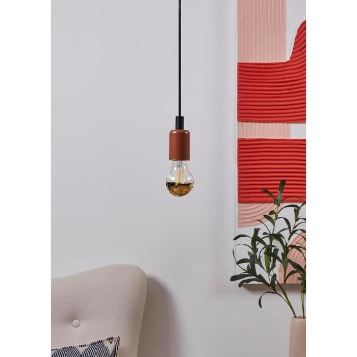 Ampoule LED E27 - EGLO - Tête Miroir Doré - 7,5 Watts - 806 Lumens - Blanc Chaud