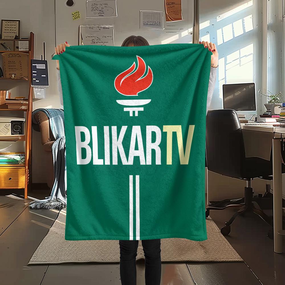 Breidablik Amateurs Print Flannel Blanket, High quality Comfortable for All Seasons, Home Decor, Warmth and Comfort