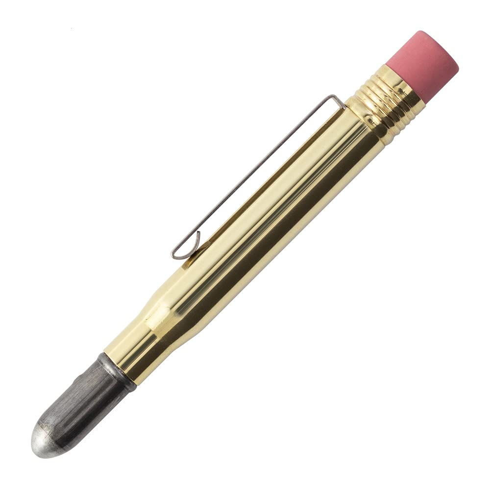 DESIGNPHIL MIDORI Travelers Company TRC Brass Pencil, Solid Brass, Limited Edition, with Card, 38075006