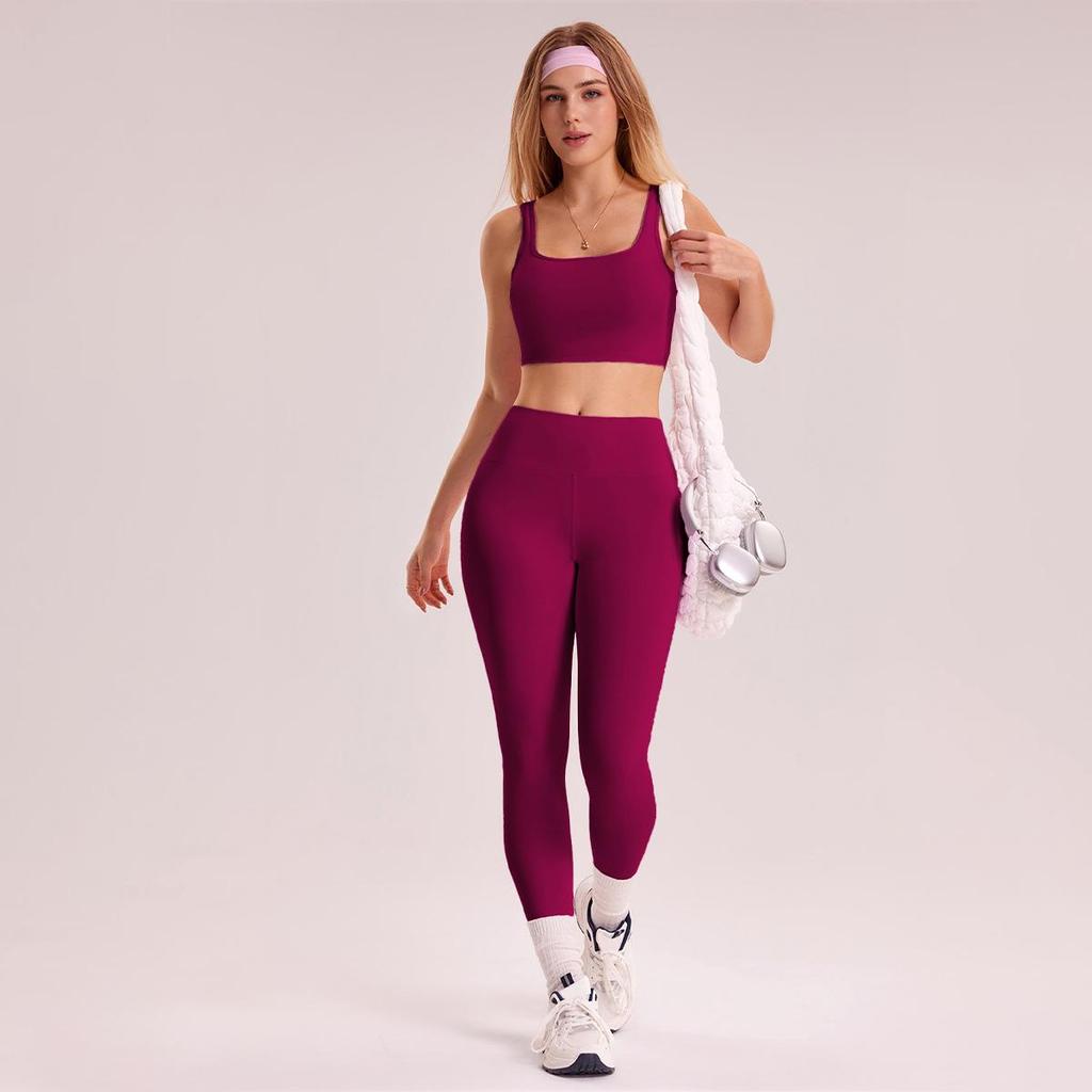 Women's Winter Yoga & Running Set: Quick-Drying Tight Brushed Fitness Underwear and Pants for Outdoor Sports.