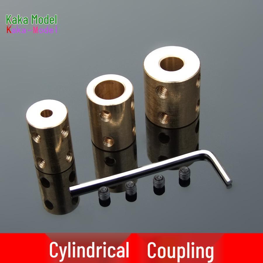 Pure Copper Motor Coupling for Model Boats - Rigid Cylindrical Design