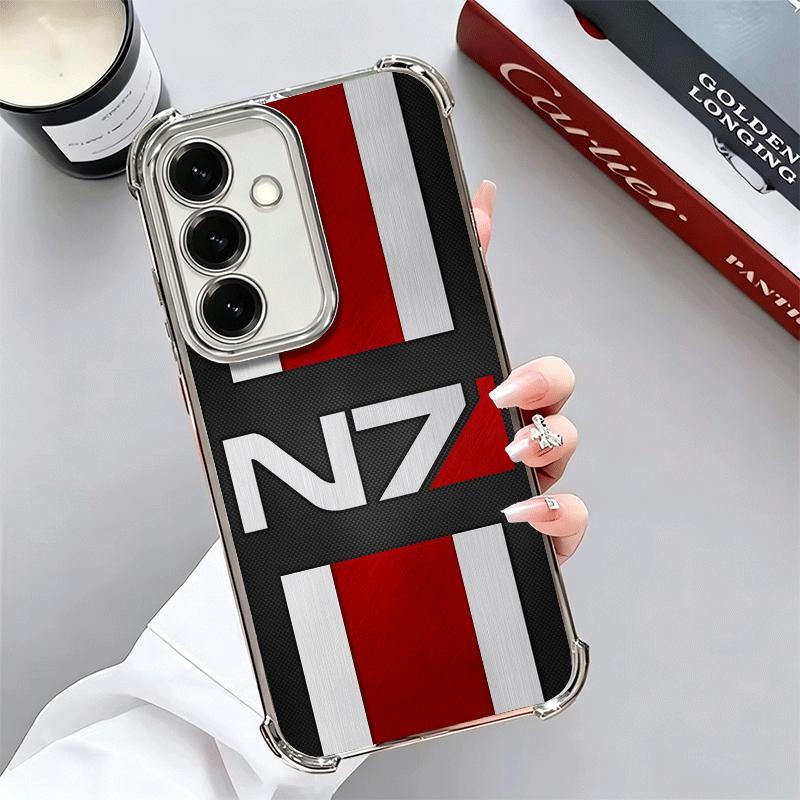 N7 Mass Effect Soft Phone Case For Samsung A17 A27 A07 A37 A57 A16 A56 A15 A55 A14 A54 A13 A53 A26 A36 A25 A35 A24 A34 A23 A33