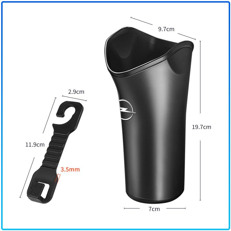 1/2Pcs Car Storage Box Umbrella Garbage Organizer Bucket For Opel Astra H G J Insignia Mokka Zafira Corsa Vectra B C D