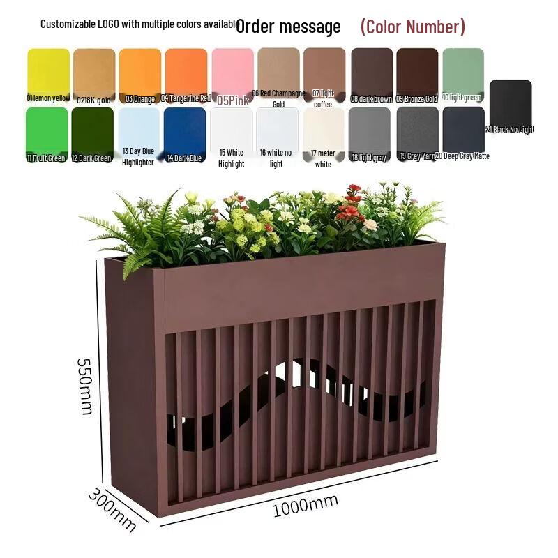 Qiuqiao Outdoor Stainless Steel Modular Planter