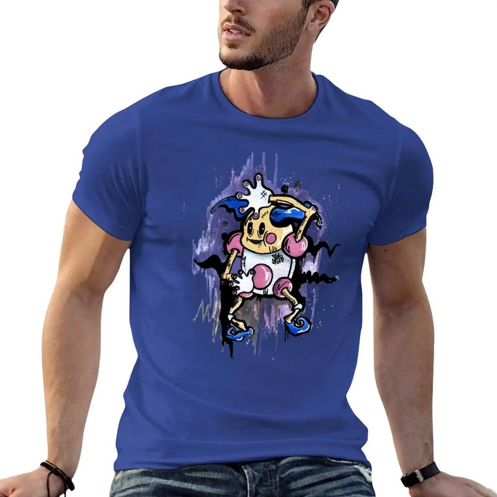 Mr Mime T-shirt customizeds heavyweights summer top boys animal print men graphic t shirts