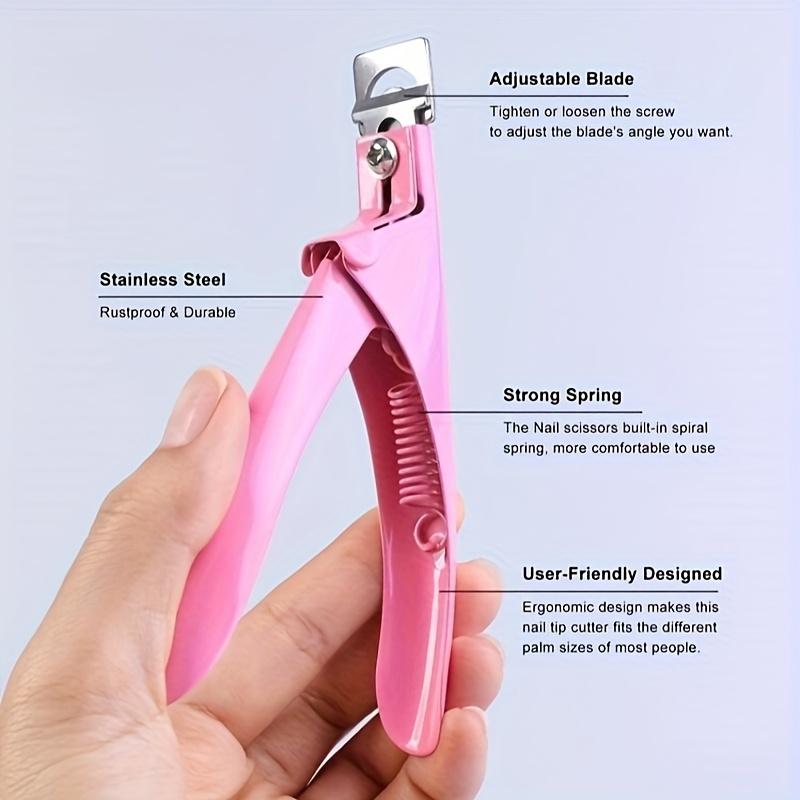 Stainless Steel U-shaped Nail Clipper Professional Nail Capsule Cutter Manual Nail Trimming  Daily Salons Home Care Scissors