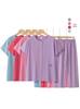 Granny Short Sleeve Summer Suit - Casual Two-Piece Set for Middle-Aged & Elderly Women