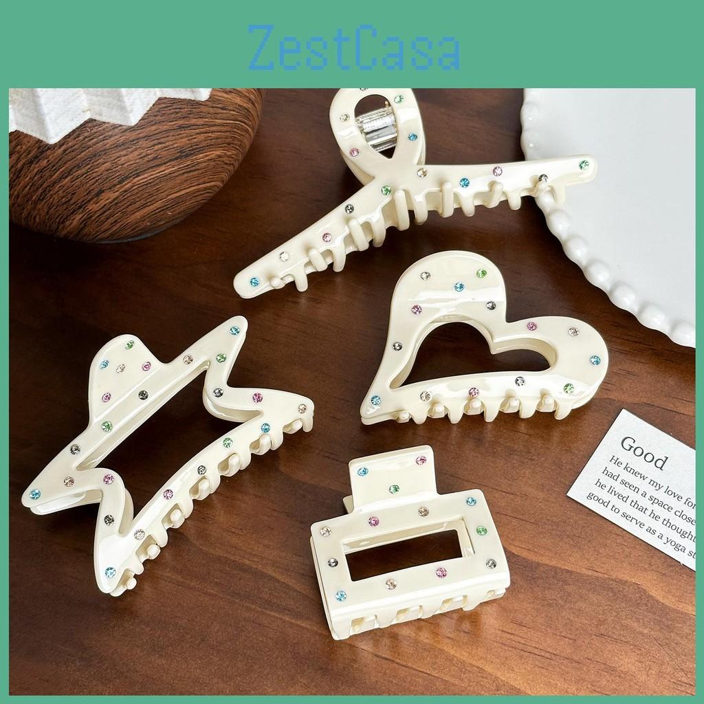 Rhinestonedecorated Acetate Unique Hair Claw Clips For Women Offering A Touch Of Glamour And Style