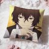 b-Bungo Stray Dogss Cushion Cover Premium Comfort Reversible Pillow Cove -Two in One Design for Any Room & Car Interior