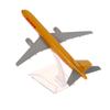 16Cm Scale 1:400 Metal Airplane Replica Dhl Alloy Airplane Model Yellow Freight Machine Diecast Aircraft Aviation Collectibles
