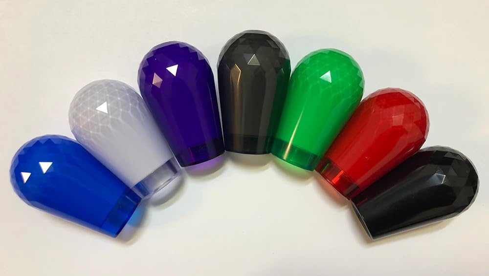 Qanba Akecon Oval Eggplant Lever Top Ball Qanba Arcade Button Video Game Custom Top Ball DIY Kit Cool American Type Lever Top Arcade Controller Clear