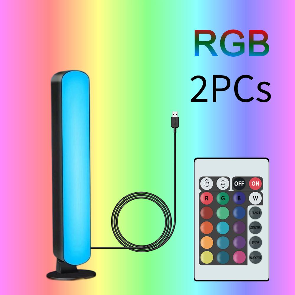 

RGB звукосниматель свет музыка ритм огни модернизированный USB перезаряжаемый модель рождественское украшение настольный RGB световой бар музыка ритм