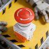 Light Mushroom Emergency Stop Push Button Switches Illuminated Shut Estop Button 1 NC 1 NO 660V 10A