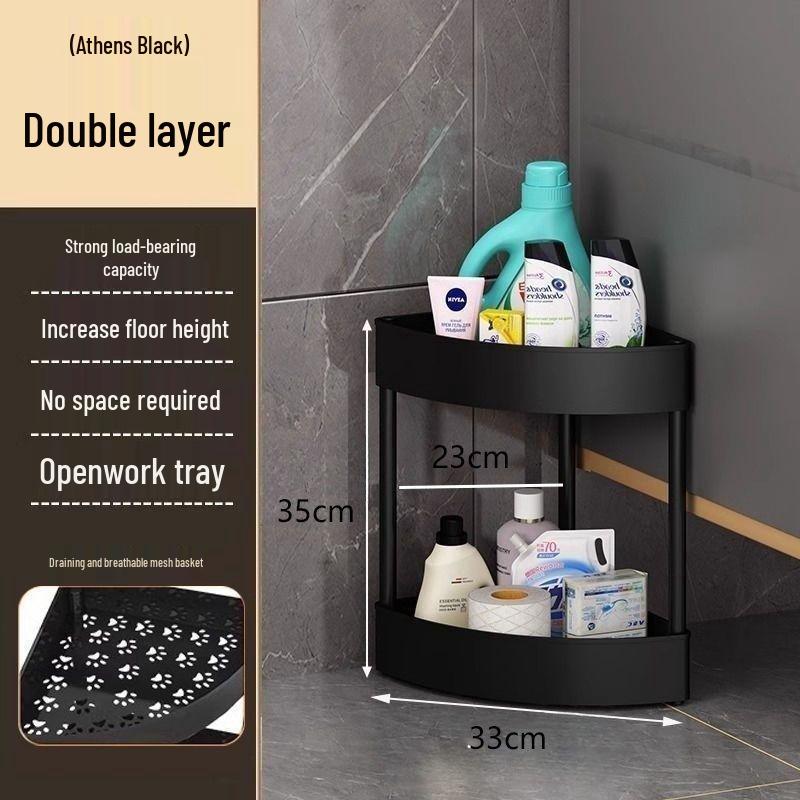 Corner Bathroom Multi-Layer Storage Shelf