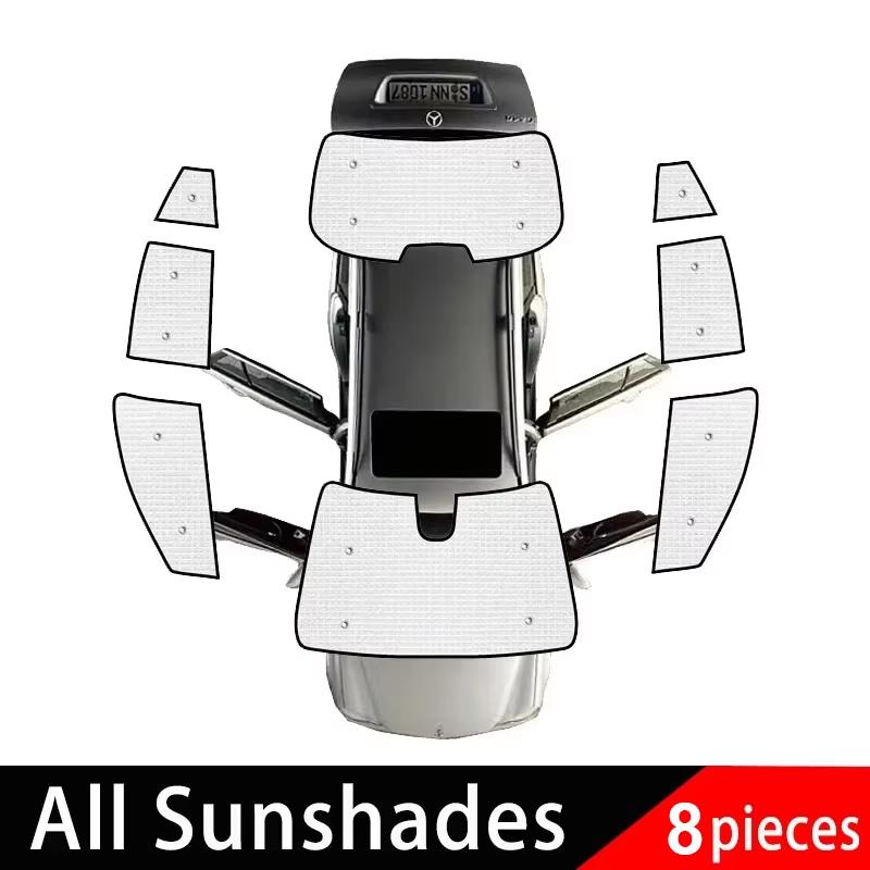 For Volkswagen Transporter Caravelle Multivan Doubleback T6 SWB 2015~2025 Sunshade Heat Thermal Ulation Anti-UV Accessories