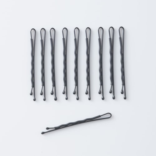 kai smartcute non-slip hairpin black