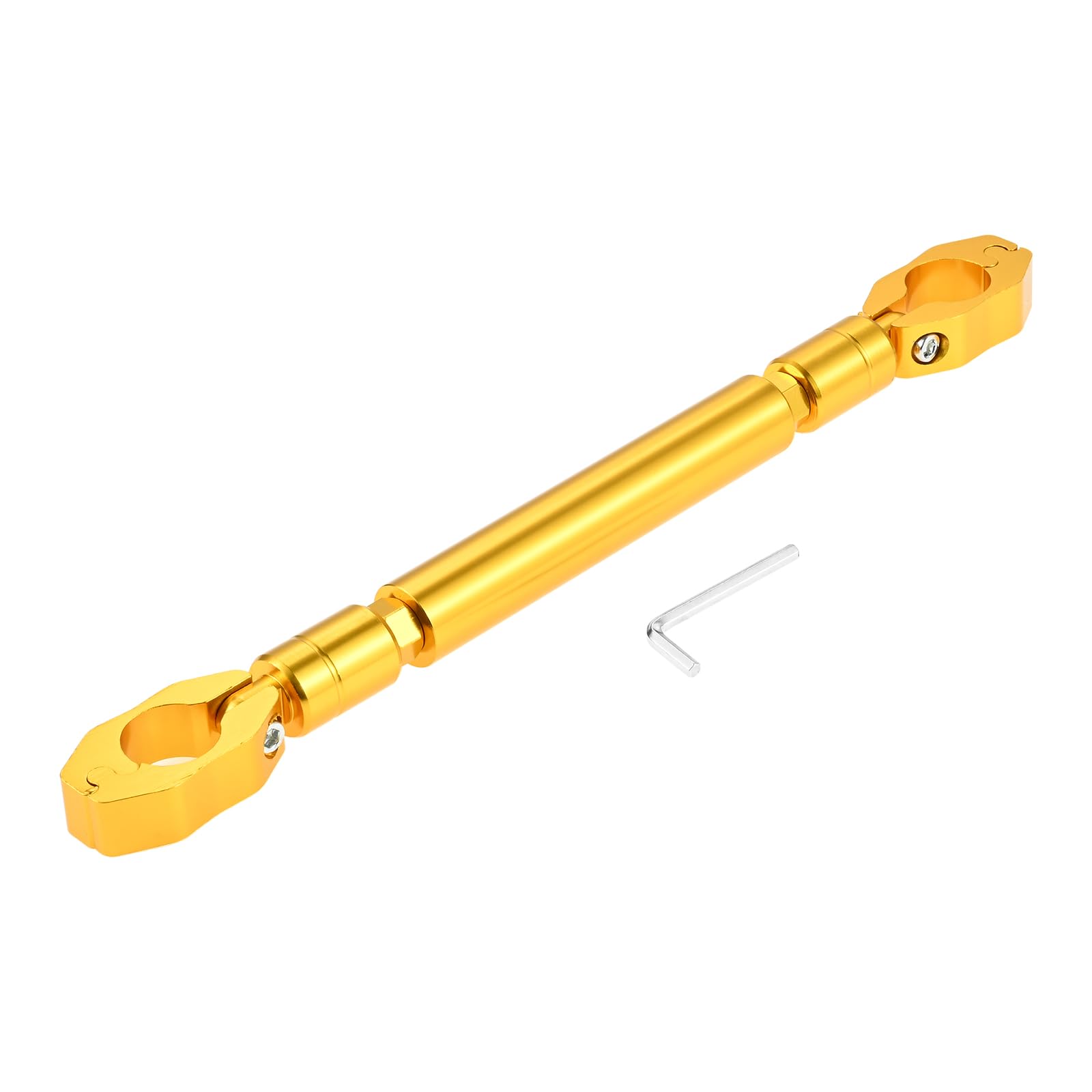 Motorcycle Handlebar Handlebar SURIEEN Aluminum Motorcycle Balance Adjustable Vibration Universal Fit Brace, Brace, Alloy, Bar, Stabilizer, Length, золотой