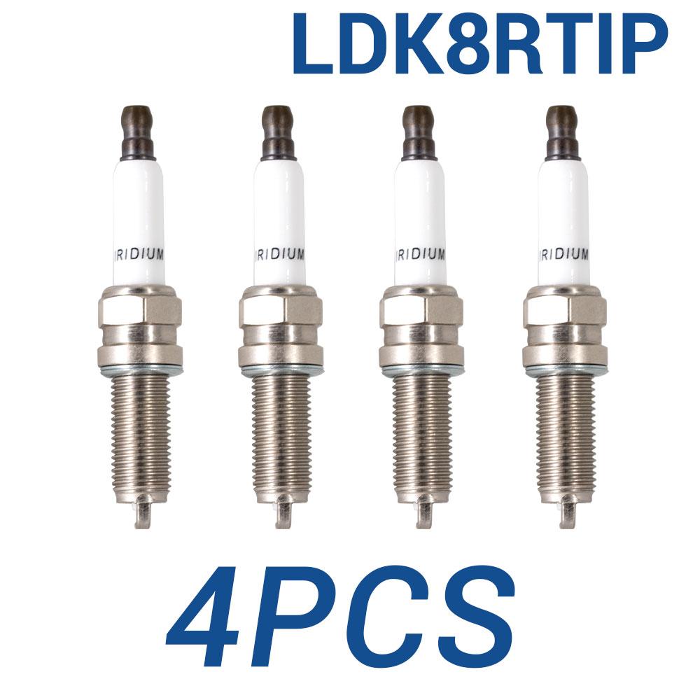 4-8PCS Iridium Candle TORCH LDK8RTIP F4J16-3707010AB F4J16-3707010AC Replace for Denso SXU22HDR8 Champion RER6WYPB YR5NI332S 4 pieces with box