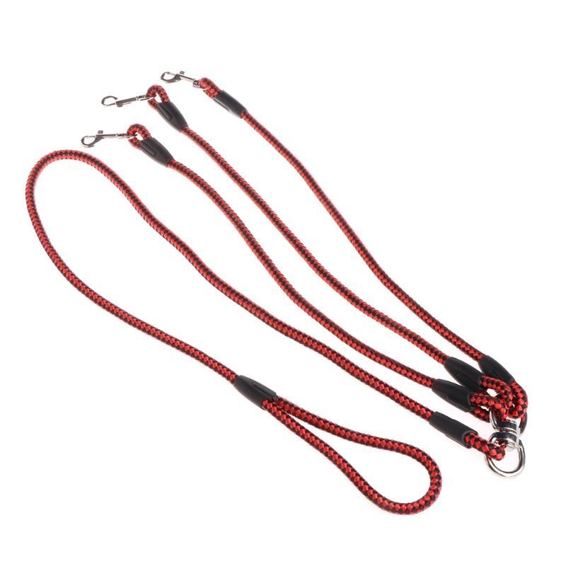 3 in 1 Dog Leashes with Nylon Handle Long Nylon Rope Detachable for Outdoor