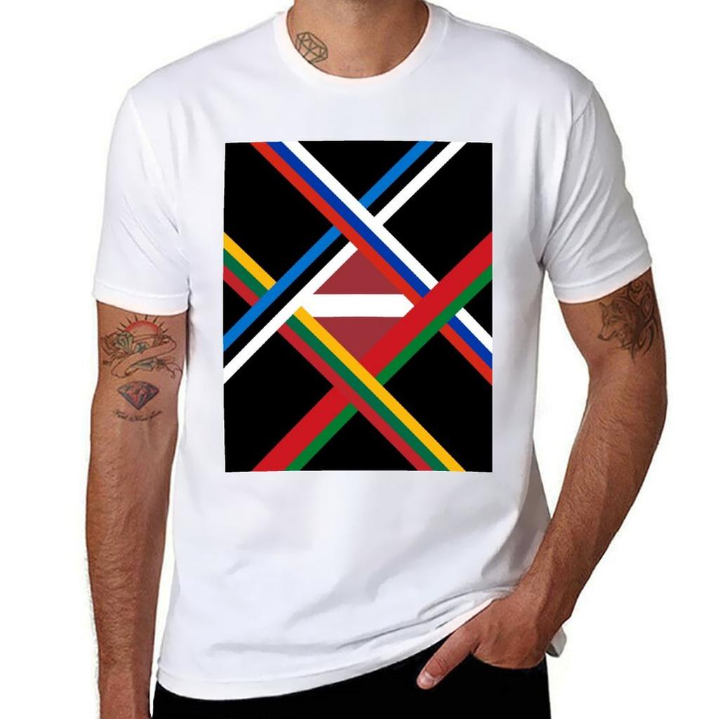 Latvia n Neighbours TShirt Casual Everyday Short Sleeve TShirt
