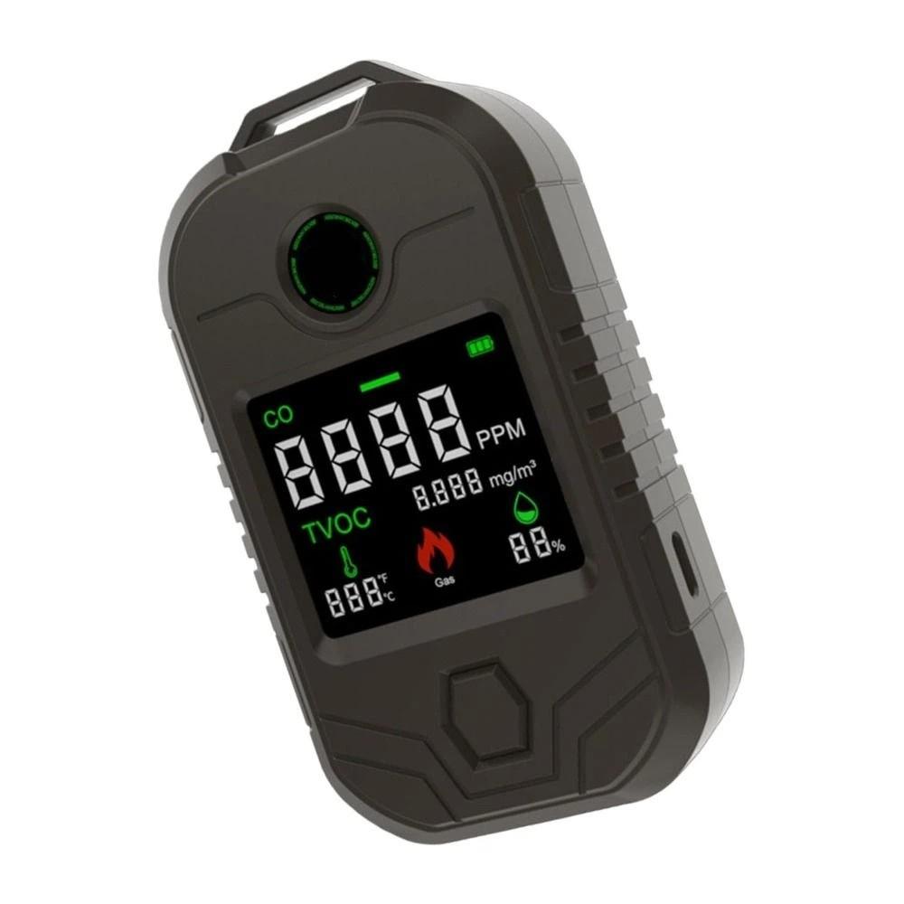 High Accuracy Detection Portable Carbon Monoxide Detector Visual Alarms CO Alarm Outdoor Use