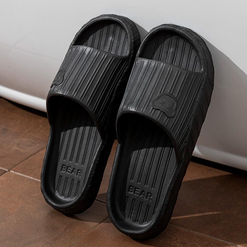 EVA Couple Cool Slippers Women's Summer Indoor Home Home Bathroom Bathing and Stepping On Shit Thick Soft Bottom Non-slip Outer Wear Men