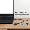 Usb 1-To-2 Male/Female Extension Cable Usb 1-To-2 Data Cable Charging Cable Wireless Fully Offline