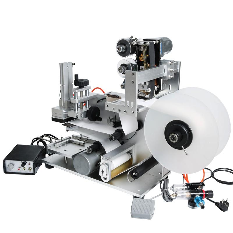 ZONESUN ZS-LT60D Semi Automatic Pneumatic Flat Labeling Machine With Date Coder