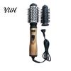 Asciugacapelli Portatile per Viaggio 3-in-1 Spazzola ad Aria Calda Rotante, E Spazzola Styling Impostazioni Fredde, Styler Lisciante Arricciante Anti Scottatura