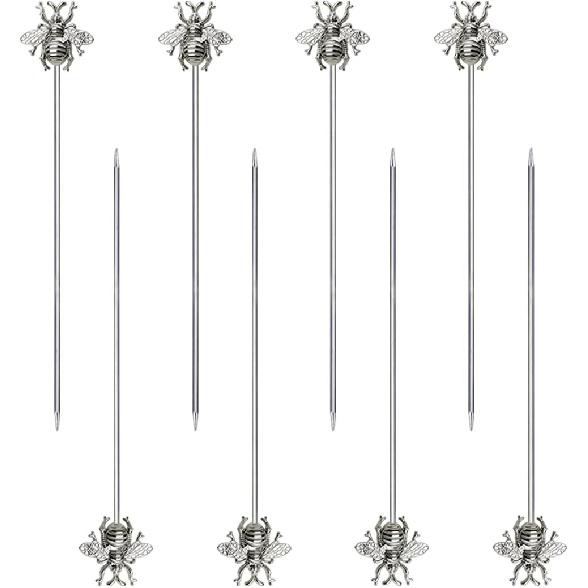 Horse Cocktail Reble Picks Martini Toothpicks Metal Toothpicks Fancy Toothpicks for Appetizers 8 Pieces