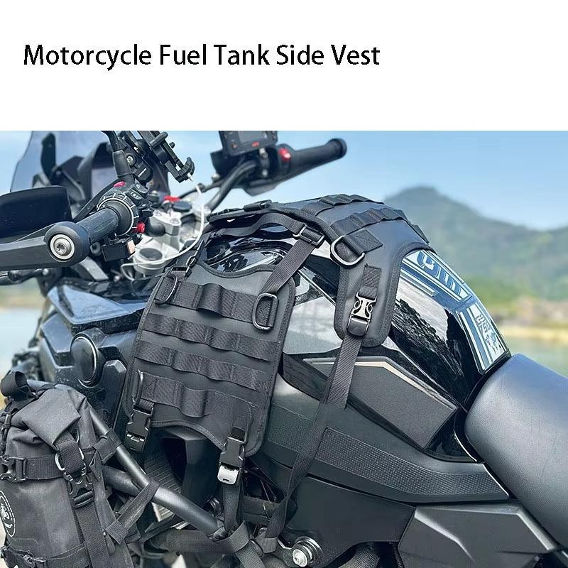 Sturdy Motorcycle Saddle Bag Mounting Base Universal Tank Side Bag Hanging Bracket for Front Load Secure Attachment