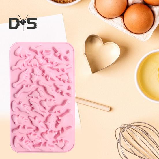 Dinosaur Mold Multi Purpose Fine Workmanship Lightweight Dinosaur Silicone Fondant Mould