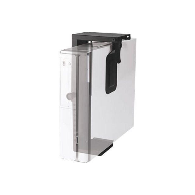 PC-skrivebordsstøtte - NEWSTAR - CPU-D075BLACK - 10 kg maks - Justerbar i høyde - Vertikal installasjon